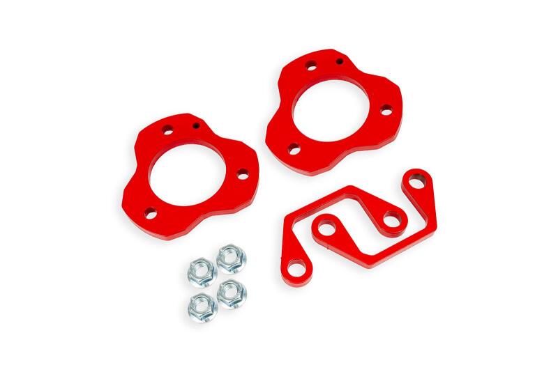 BMR 21-25 Ford Bronco (Exc. Bronco Sport) 1in Leveling Kit - Red BMR Suspension Bushing Kits