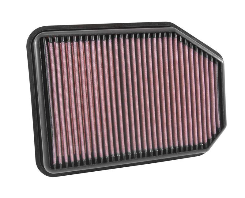 K&N 07-15 Jeep Wrangler L4-2.8L DSL Replacement Drop In Air Filter K&N Engineering Air Filters - Drop In