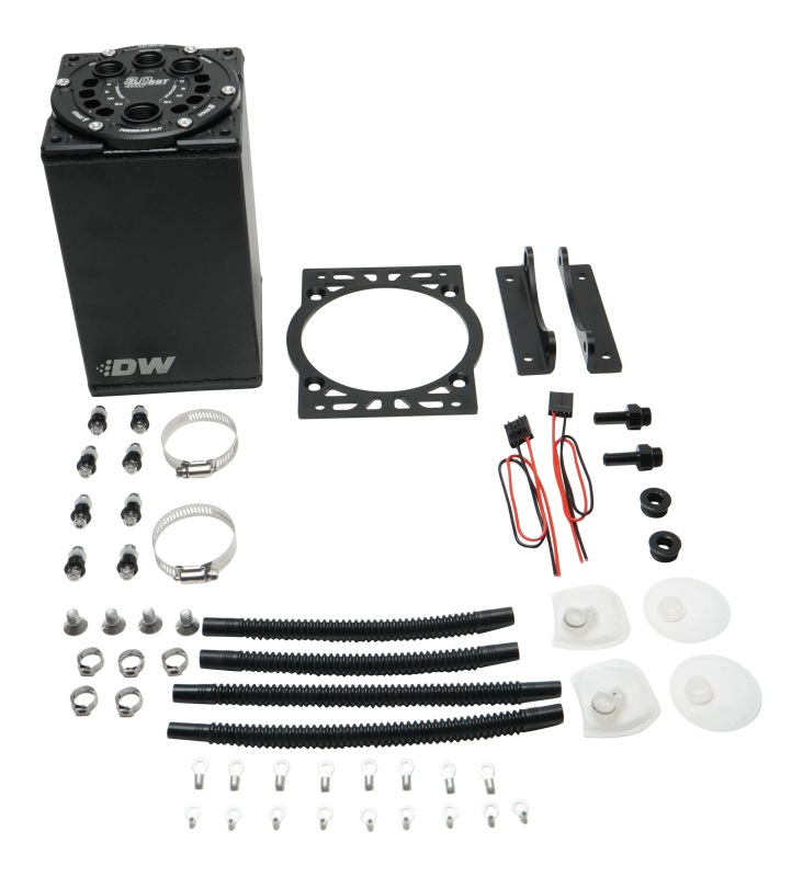DeatschWerks 3.0L Staged Surge Tank w/o Pumps DeatschWerks Surge Tanks