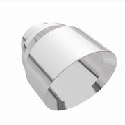 MagnaFlow Tip Stainless Double Wall Round Single Outlet Polished 4.5in DIA 2.5in Inlet 5.75in Length Magnaflow Tips