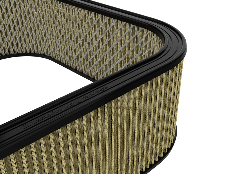 aFe Magnum FLOW Custom Air Filter 20.6 IN L x 20.6 IN W x 5.70 IN H w/ Expanded Metal aFe Air Filters - Universal Fit