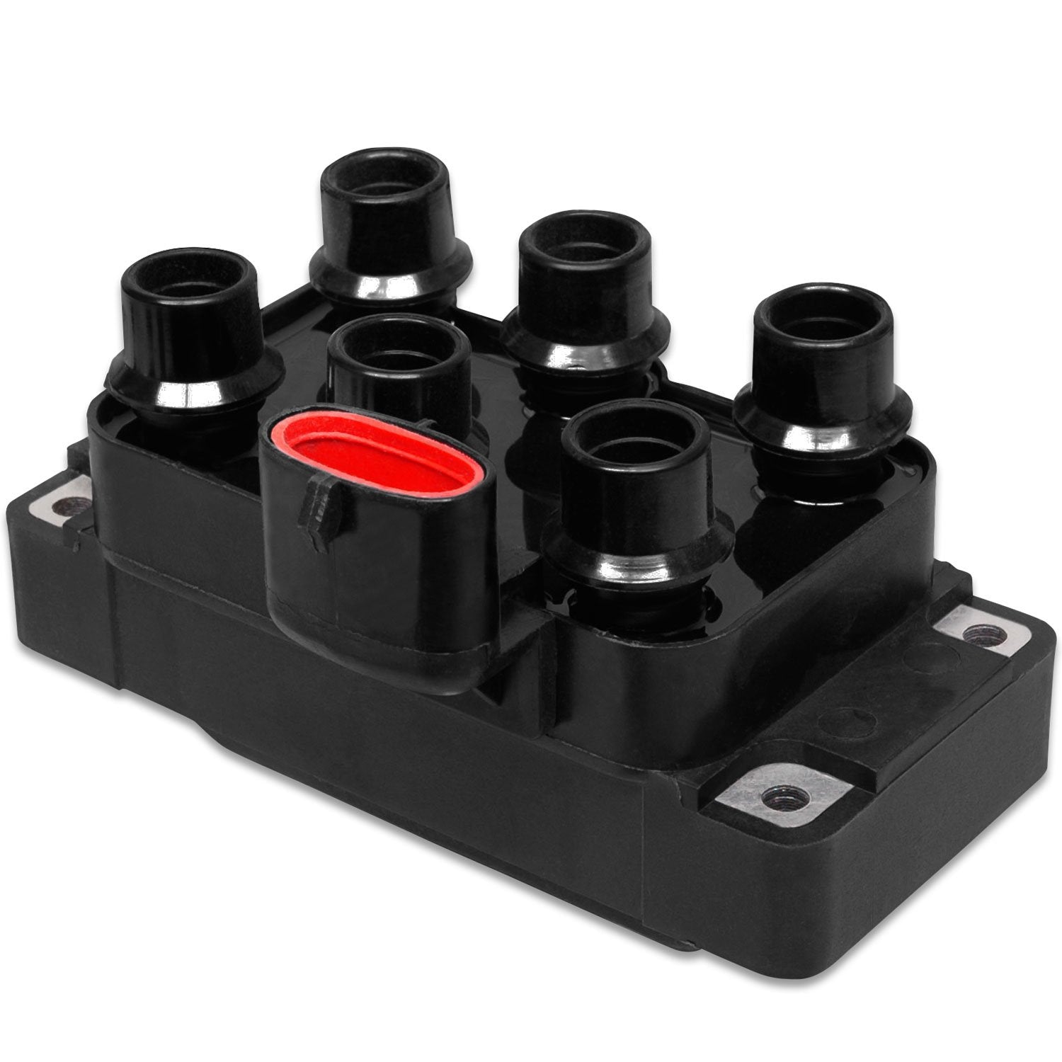 Street Fire Igntion Coil Pack, 1994-2000 Ford 6-Tower DIS Style, Black, Single