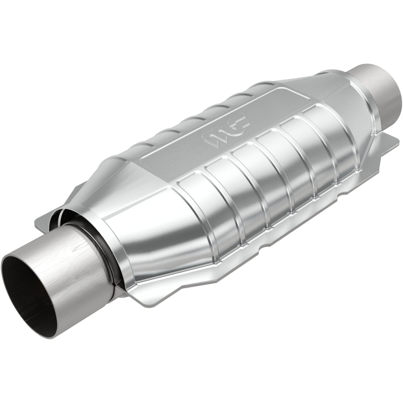 MagnaFlow Conv Univ 2.5in Inlet/Outlet Center/Center Oval 12in Body L x 6.5in W x 16in Overall L Magnaflow Catalytic Converter Universal