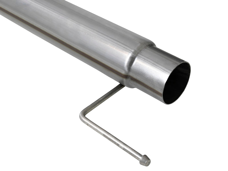 aFe Large Bore-HD 4in 409 SS DPF-Back Exh 18-19 Ford F-150 V6-3.0L (td) w/ Polished Tip aFe DPF Back