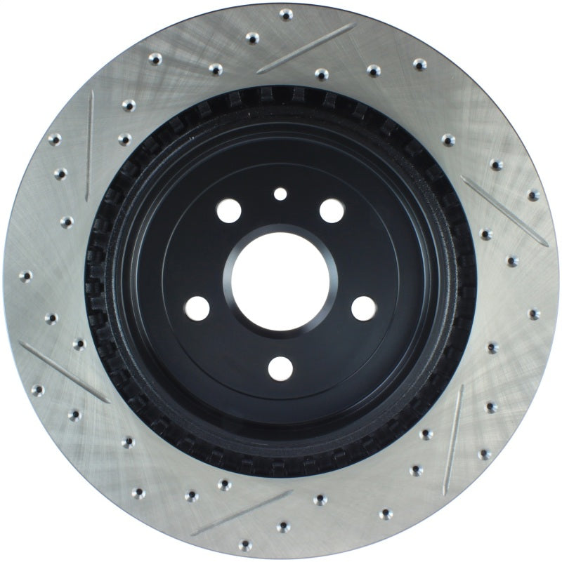 StopTech Slotted & Drilled Sport Brake Rotor Stoptech Brake Rotors - Slot & Drilled