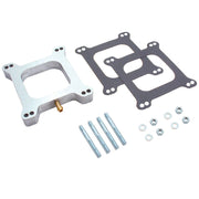 Spectre Carburetor Spacer - 1in. Open w/Tube Aluminum Spectre Carburetor Spacers