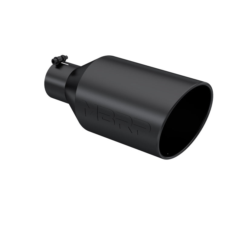 MBRP Universal Tip 8in O.D. Rolled End 4in inlet 18in length Black MBRP Tips