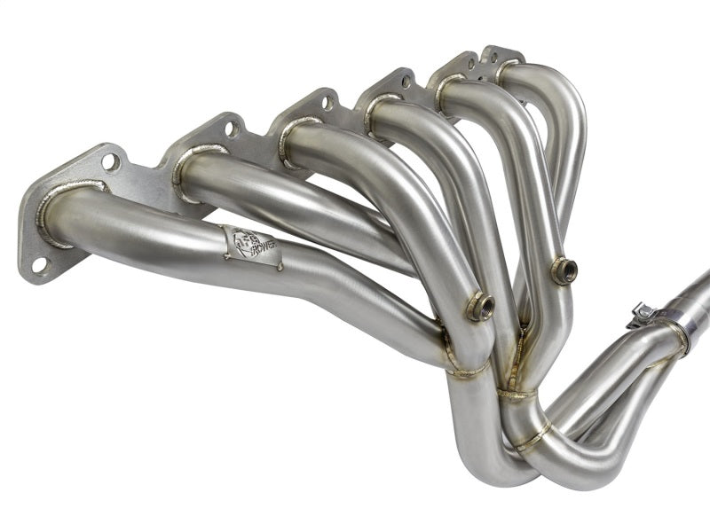 aFe Power Twisted Steel Long Tube Header & Connection Pipes (Street Series) 01-16 Nissan Patrol aFe Headers & Manifolds