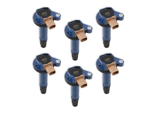 Ignition Coil - SuperCoil- 2010-2016 Ford EcoBoost 3.5L V6- 6-Pack (3-Pin)- Blue 140646B-6 ACCEL Autoparts