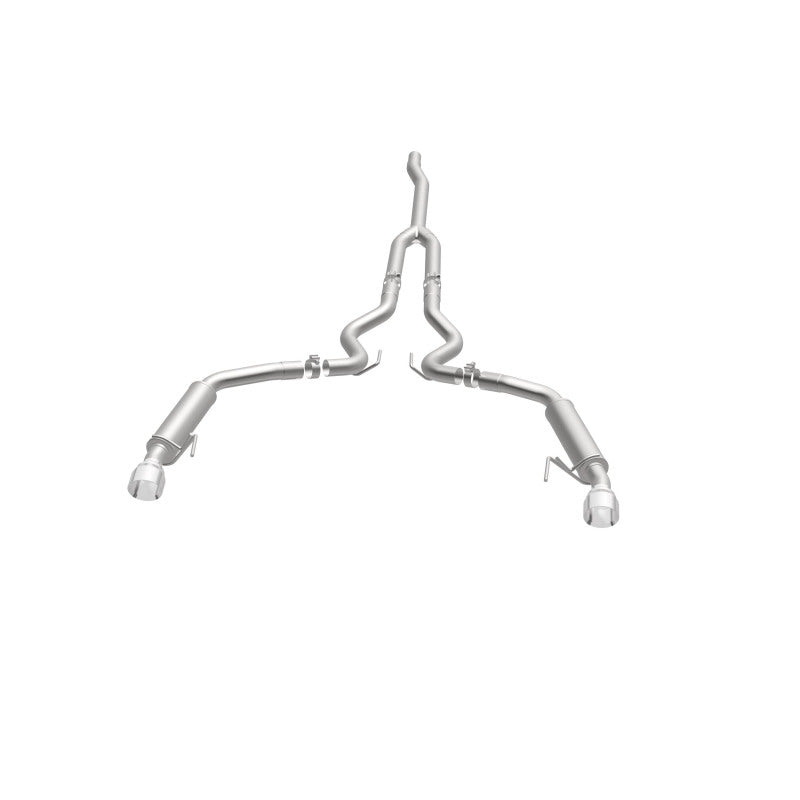 MagnaFlow Cat-Back 15-16 Ford Mustang 2.3L L4 Competition SS 3in Dual Split Rear 4.5in Black Tips Magnaflow Catback
