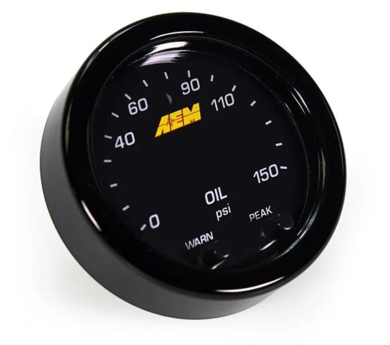 AEM X-Series 0-150 Oil Pressure Gauge Kit AEM Gauges