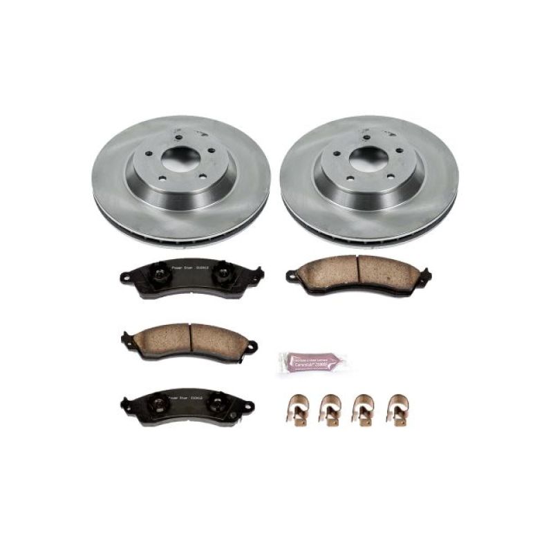 Power Stop 88-96 Chevrolet Corvette Front Autospecialty Brake Kit PowerStop Brake Kits - OE