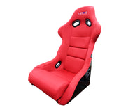 NRG FRP Bucket Seat (Red Cloth) - Large NRG Race Seats