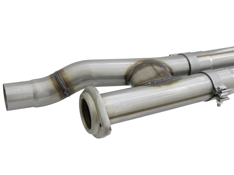 aFe POWER Rebel Series 3in 409 SS Cat Back Exhaust w/ Polished Tips 17 Ford F-150 Raptor V6-3.5L aFe Catback