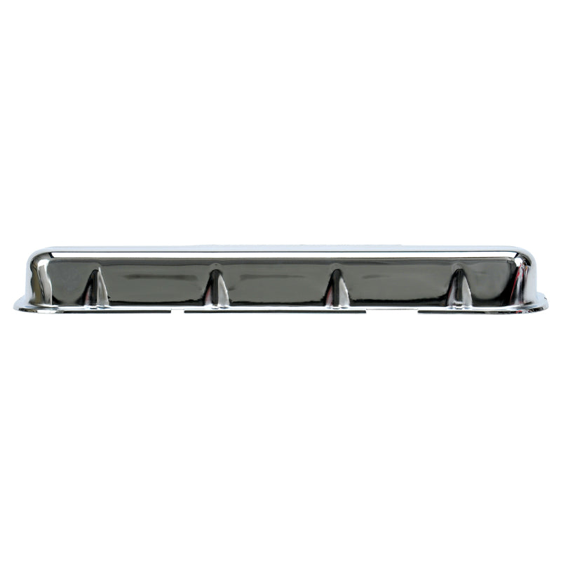 Edelbrock Valve Cover Signature Series Chevrolet 1965 and Later 396-502 V8 Low Chrome Edelbrock Valve Covers
