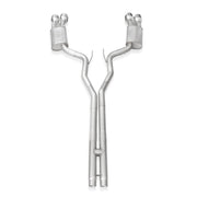 Stainless Works 2020 Ford GT500 Legend Catback H-Pipe Exhaust Factory Connect - Polished Tips Stainless Works Catback