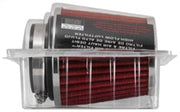 K&N Universal Chrome Filter 2 3/4in FLG / 4 1/2in Bottom / 4 1/2in Height K&N Engineering Air Filters - Universal Fit
