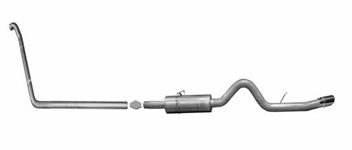 Gibson 99-03 Ford F-250 Super Duty Lariat 7.3L 4in Turbo-Back Single Exhaust - Stainless Gibson Turbo Back