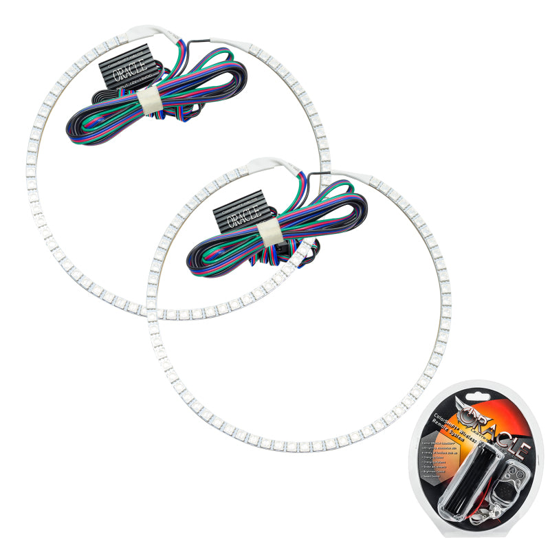 Oracle Ford Mustang 13-14 Halo Kit - ColorSHIFT ORACLE Lighting Headlights