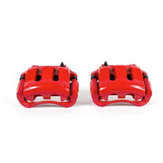 Power Stop 11-14 Ford Mustang Front Red Calipers w/Brackets - Pair PowerStop Brake Calipers - Perf