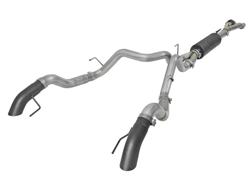aFe MACH Force-Xp Cat-Back Exhaust w/Dual Hi-Tuck Tips Black 17-18 Ford F-150 Raptor V6-3.5L (tt) aFe Catback