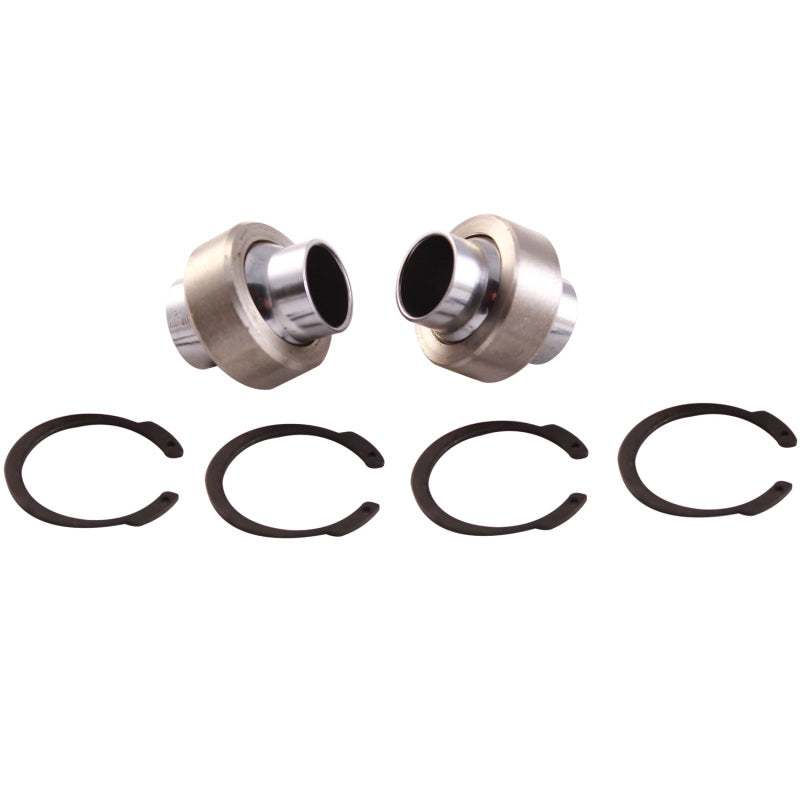 QA1 COM-T Series Bearing Kit w/Snap Ring - .5in x 1in Wide - Heat Treated Chrome Plated Steel w/PTFE QA1 Bearings
