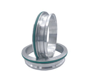 Granatelli Aluminum Dual Seal Clamp 3.0in Weld-on Ferrule Set Granatelli Motor Sports Clamps