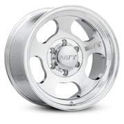Mickey Thompson Canyon Polished Wheel - 17X9 8X170 BP 5in BS 0 Offset 125.2mm Bore - 274641 Mickey Thompson Wheels - Cast