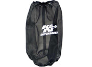 K&N 6.625in Base ID / 5.25in Top ID / 9.5in H Round Tapered Black Drycharger Air Filter Wrap K&N Engineering Pre-Filters