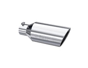 MBRP Universal Tip 7inch O.D. Rolled End 4inch inlet 18inch length - T304 (SINGLE TIP) MBRP Steel Tubing