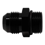 DeatschWerks 10AN ORB Male to 10 AN Male Flare Adapter (Incl O-Ring) - Anodized Matte Black DeatschWerks Fittings