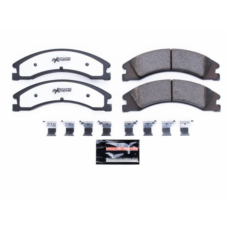 Power Stop 08-19 Ford E-450 Super Duty Rear Z36 Truck & Tow Brake Pads w/Hardware PowerStop Brake Pads - Performance