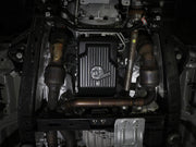 aFe 17-24 Ford F-150 10R60/10R80 Pro Series Rear Transmission Pan Black w/ Machined Fins aFe Diff Covers