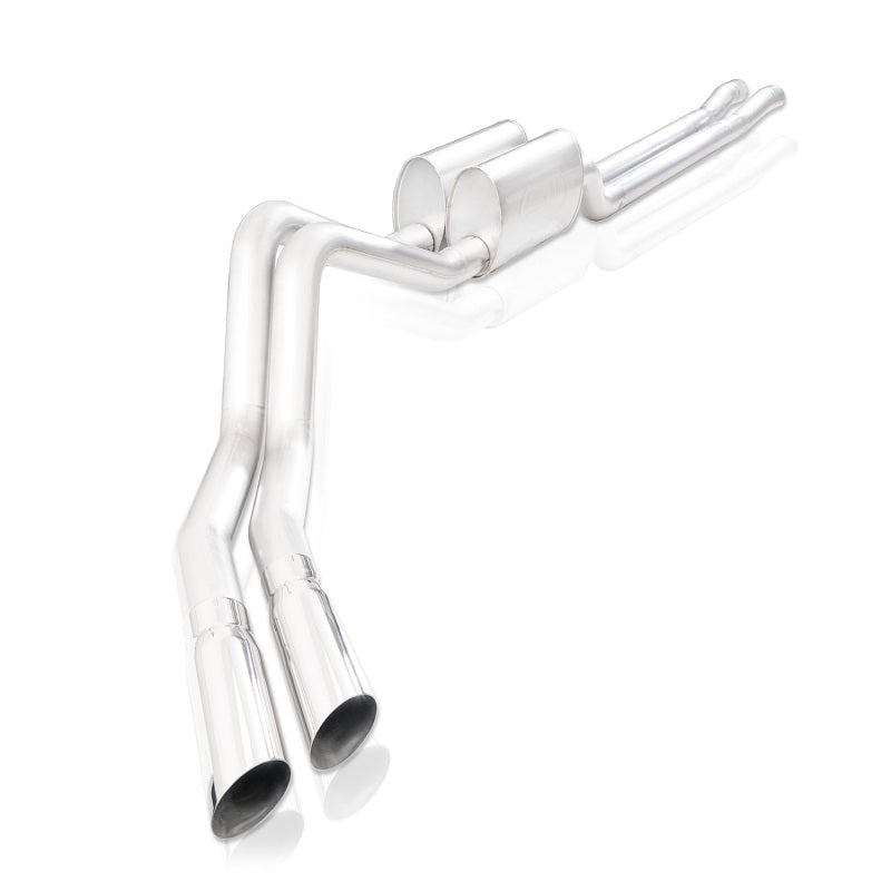 Stainless Works 15-25 Ford F150 5.0L Legend Aftermark Connection Dual 3.5in Side Exit Polished Tips Stainless Works Catback