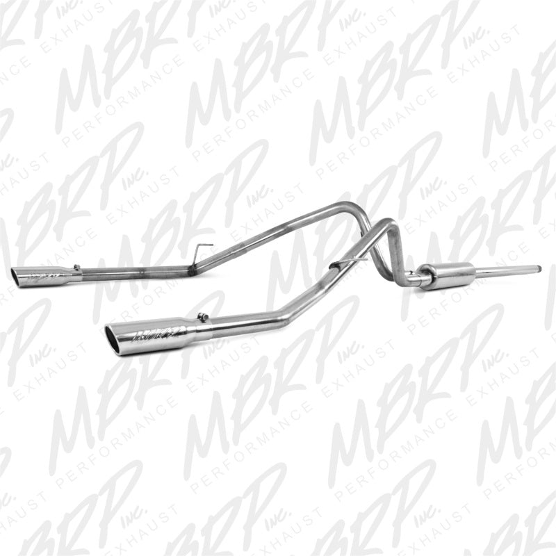 MBRP 2004-2008 Ford F150 4.6/5.4L EC/CC-SB Cat Back Dual Split Rear MBRP Catback