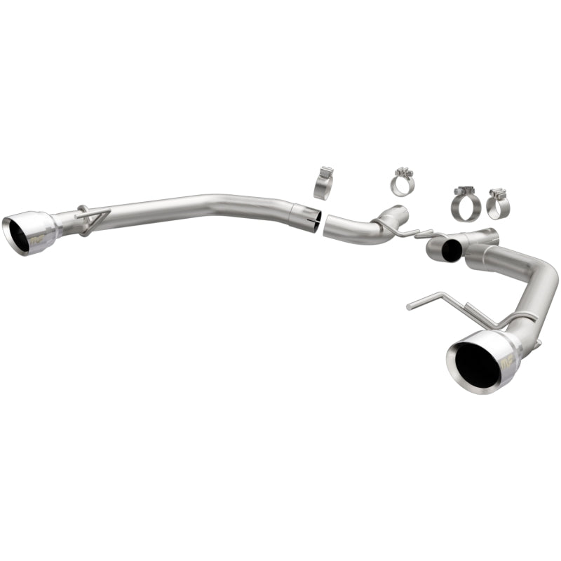 MagnaFlow 2015-2017 Ford Mustang V6 3.7L Race Series Axle Back w/ Dual Polished Tips Magnaflow Axle Back