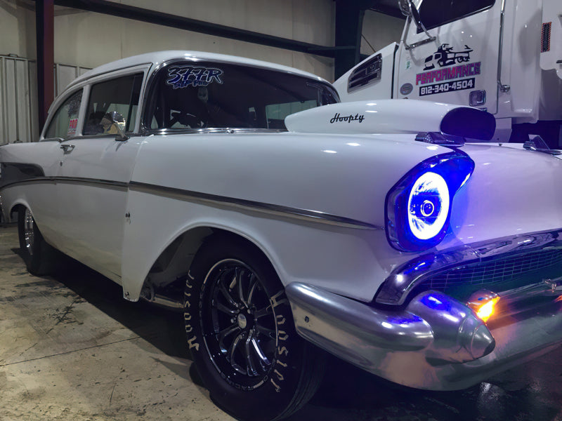 Oracle Pre-Installed Lights 7 IN. Sealed Beam - Blue Halo ORACLE Lighting Headlights