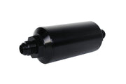 Aeromotive In-Line Filter - (AN -8 Male) 40 Micron Stainless Mesh Element Bright Dip Black Finish Aeromotive Fuel Filters