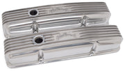 Edelbrock Valve Cover Classic Series Chevrolet 1959-1986 262-400 CI V8 Polshed Edelbrock Valve Covers