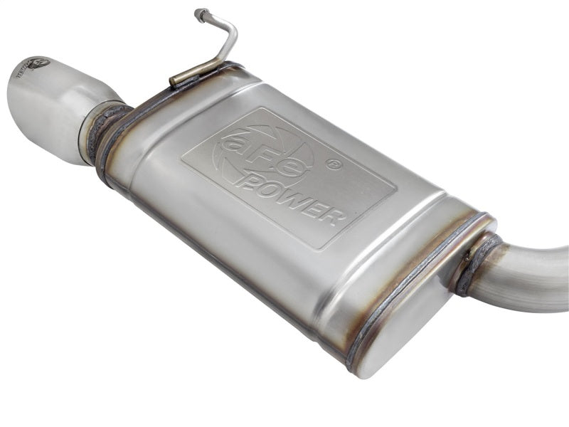 aFe MACHForce XP Exhausts Cat-Back SS-304 EXH w/ Polished Tips 15-16 Ford Mustang EcoBoost 2.3L (t) aFe Catback