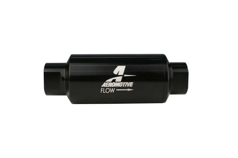 Aeromotive In-Line Filter - AN-10 - Black - 100 Micron Aeromotive Fuel Filters