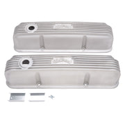 Edelbrock Valve Cover Classic Series Ford 1958-1976 FE V8 Satin Edelbrock Valve Covers