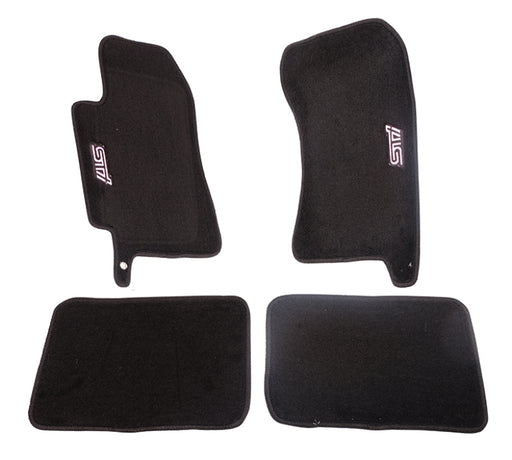 NRG Floor Mats - 04-07 Subaru WRX STI (STi Logo) - 4pc. NRG Floor Mats Carpeted