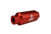 Aeromotive In-Line Filter - AN-10 size - 40 Micron SS Element - Red Anodize Finish Aeromotive Fuel Filters