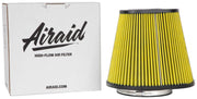 Airaid Universal Air Filter - Cone 6in FLG x 10-3/4x7-3/4in B x 4in T x 9in H - Synthaflow Airaid Air Filters - Universal Fit