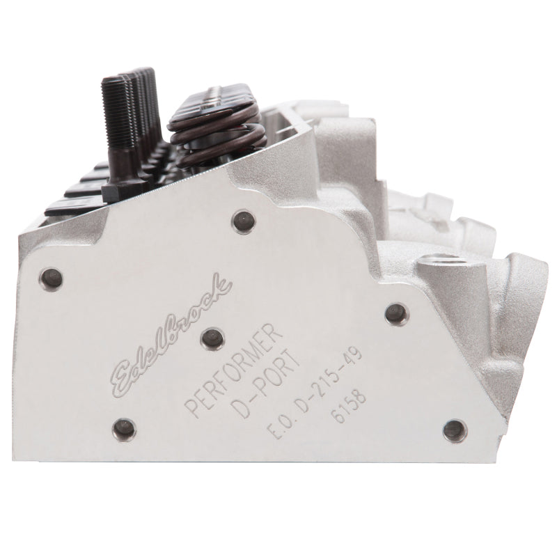 Edelbrock Cylinder Head Pontiac Performer D-Port 72cc Chambers for Hydraulic Roller Cam Complete Edelbrock Heads