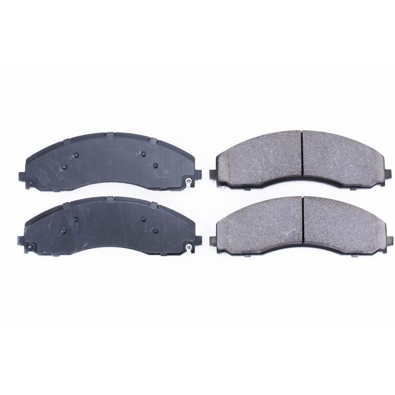 Power Stop 17-19 Ford F-450 Super Duty Front Z16 Evolution Ceramic Brake Pads PowerStop Brake Pads - OE