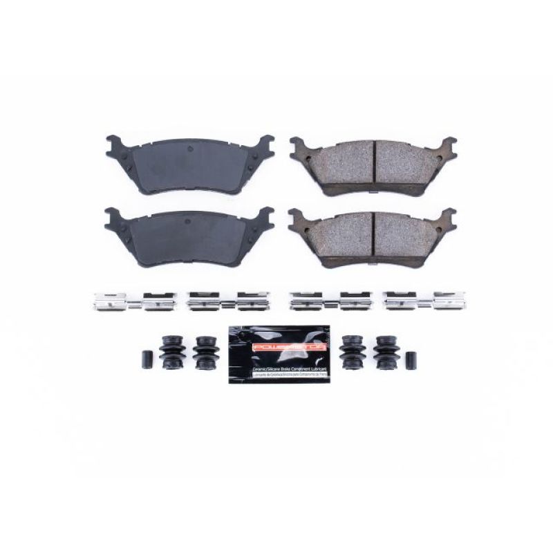 Power Stop 12-19 Ford F-150 Rear Z23 Evolution Sport Brake Pads w/Hardware PowerStop Brake Pads - Performance