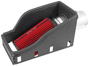 Spectre 11-14 Ford F-Series SD V8-6.7L DSL Air Intake Kit - Polished w/Red Filter Spectre Cold Air Intakes