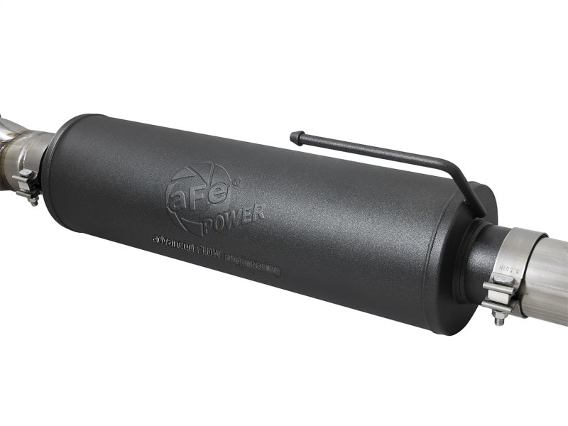 aFe MACH Force-Xp 3in to 3-1/2in 304 SS Cat-Back Exhaust w/Black Tip 17-18 Ford F-150 Raptor V6 3.5L aFe Catback